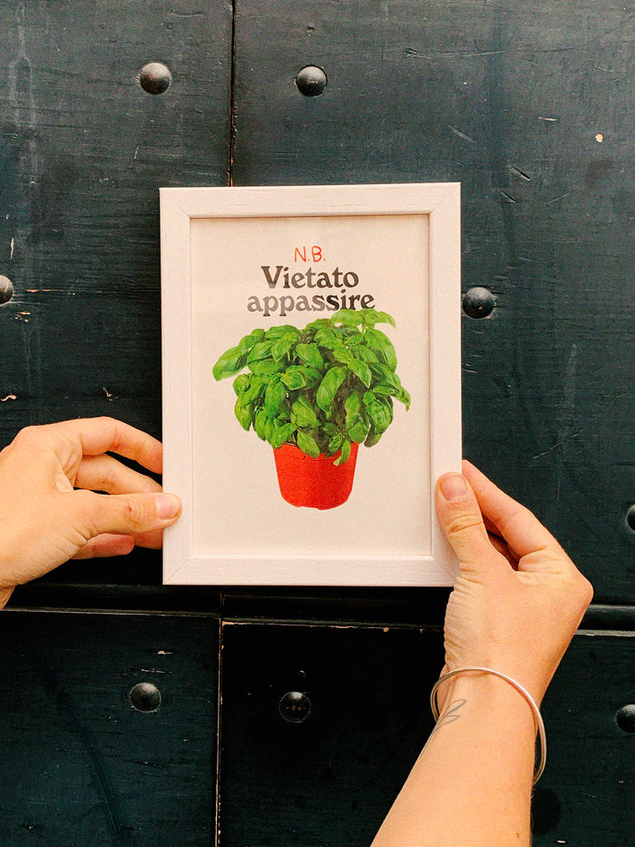 Cartolina Vietato Appassire
