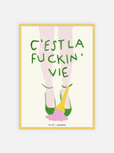 C'est la fuckin' vie – cornice gialla