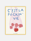 C'est la fuckin' vie (mele) – cornice gialla