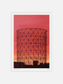 Gazometro (grande) – cornice bianca