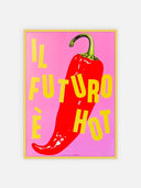 Il futuro è hot – cornice gialla