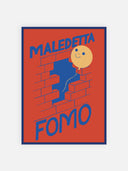 Maledetta fomo – cornice blu