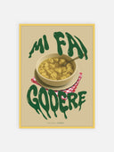 Mi fai godere – cornice gialla