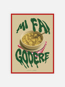 Mi fai godere – cornice rossa