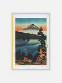 Monte Fuji – cornice gialla