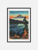 Monte Fuji – cornice nera