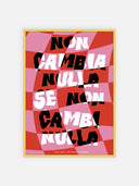 Non cambia nulla se non cambi nulla – cornice gialla