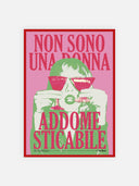 Non sono una donna addomesticabile – cornice rossa