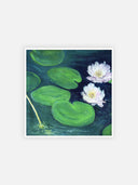 Pee In The Lilies – cornice bianca