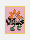 Per fortuna non è andata tutto bene – cornice gialla