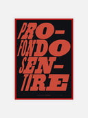 Profondo Sentire – cornice rossa