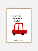 Scrivimi quando arrivi – cornice legno