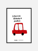 Scrivimi quando arrivi – cornice nera