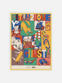 Situazione Giusta – cornice gialla