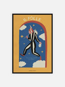 Tarocchi — Il Folle – cornice nera