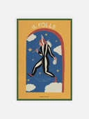 Tarocchi — Il Folle – cornice verde