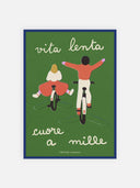 Vita Lenta ~ Cuore a mille – cornice blu