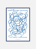 Vita Lenta ~ Tempo perso – cornice blu