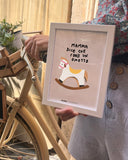 Cartolina Mamma dice che sono un ometto
